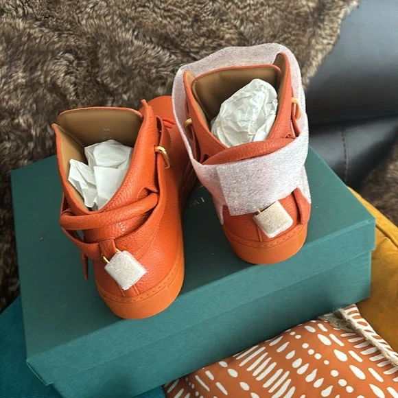 RARE Orange BUSCEMI sneakers